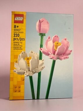 LEGO Lotus Flowers Set – 220pcs New/Sealed